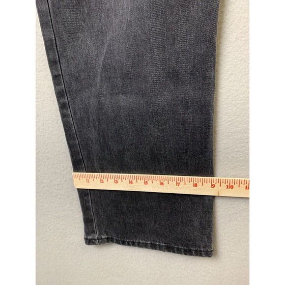 Judy Blue Jeans Womans 18W Black High Waist Rigid Magic Distressed 90's Straight - Picture 14 of 16